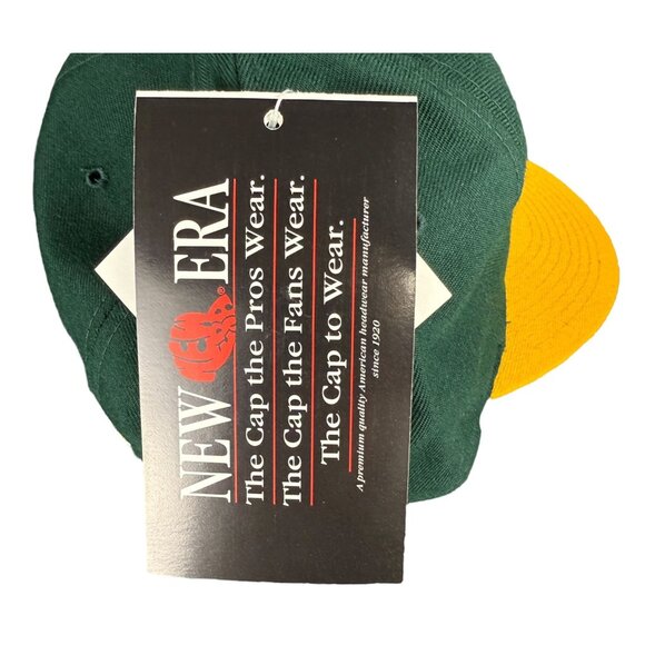 Vintage New Era 59Fifty Oakland As Diamond Collection Wool Fitted Hat Green - Picture 7 of 10